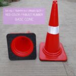 AXNOY RUBBER BASE TRAFFIC CONE 750 MM 3.6 KG
